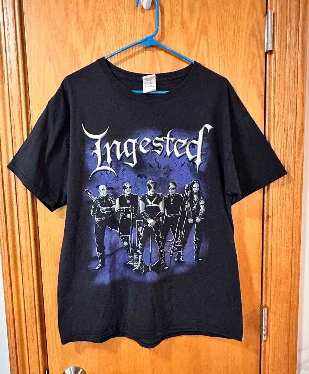 Ingested Sons of Northern Brutality T-shirt Large L band Fruit of the Loom
